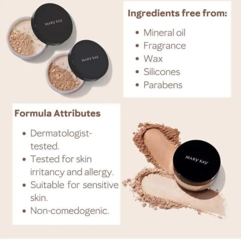Mary kay Silky Setting Powder Deep Beige .